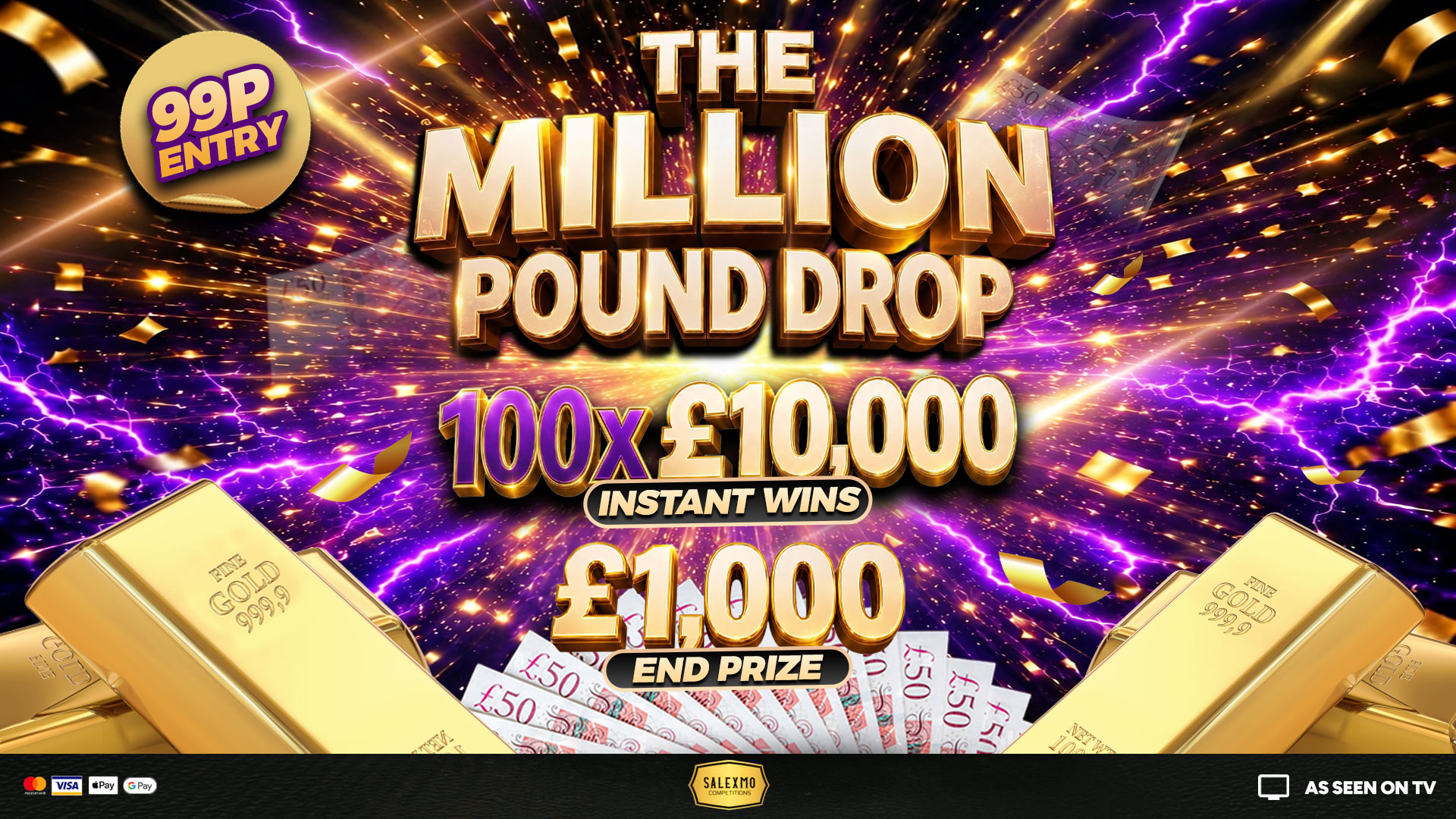 WIN £10,000 INSTANTLY WITH THE MILLION POUND DROP 2/11/26