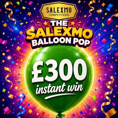 YOU POP £300 CASH 