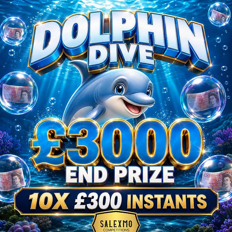 £3000 CASH MAIN PRIZE 10/9/26
