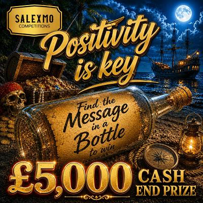 £5,000 CASH PLUS, 10 x £500 CASH INSTANT WINS 28/9/26