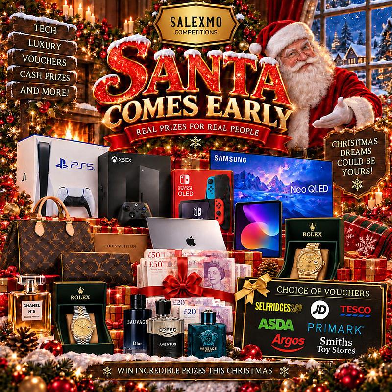 🎅🏻 SANTA COME'S EARLY 🎅🏻, £2,000 CASH END PRIZE 30/11/26