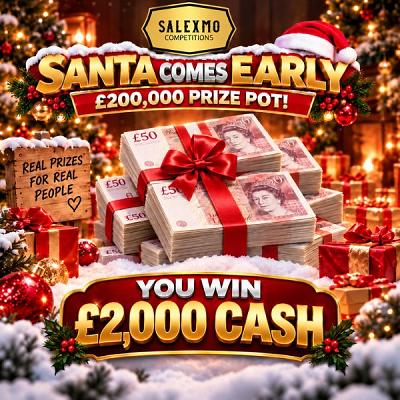 🎁 £2,000 CASH 🎄