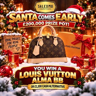 🎅 LOUIS VUITTON ALMA BB HANDBAG OR £1,200 CASH ALTERNATIVE 🎄