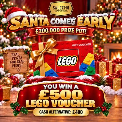 🎄 £500 LEGO VOUCHER OR £400 CASH ALTERNATIVE 🎁