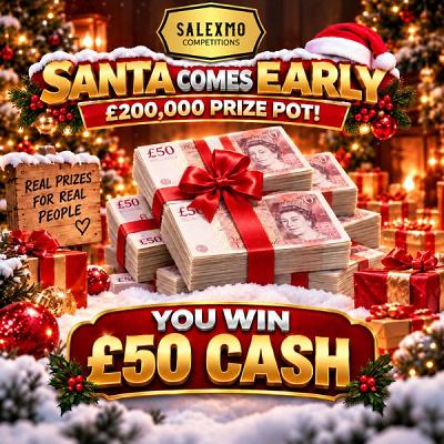 🎅 £50 CASH 🎄