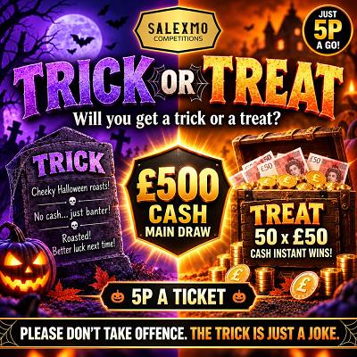 🎃 TRICK OR TREAT 🎃 31/10/26