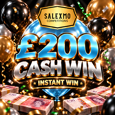 YOU POP £200 CASH 