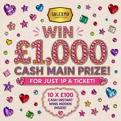 £1000 CASH PLUS INSTANT WINS FOR A PENNY!! 6/11/26