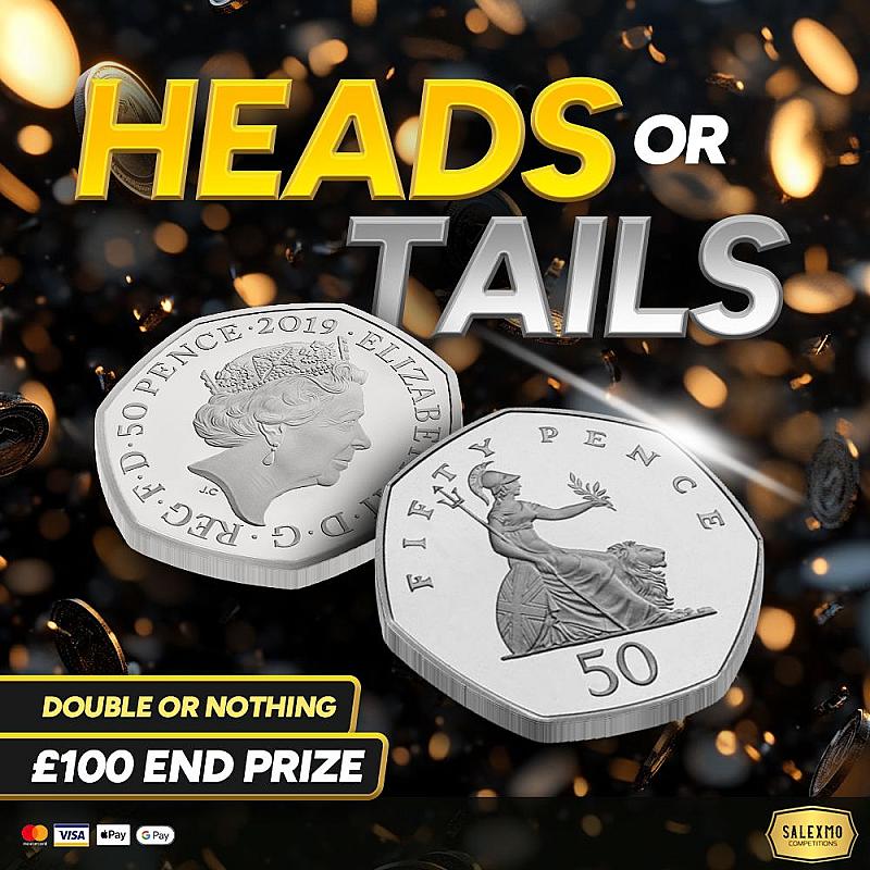 £100 CASH END PRIZE 14/8/25